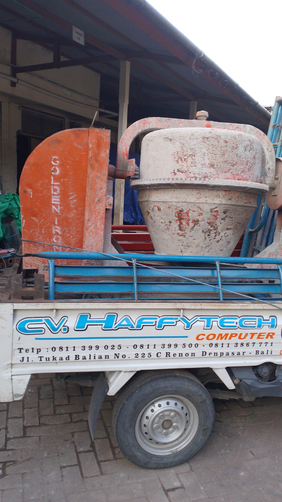 Rental Molen Cor Bali Spesifikasi : Kapasitas ukuran 50 kg Mesin diesel Bahan bakar solar dan pertalite ( 2 pilihan bahan bakar ) Harga belum termasuk BBM Ongkir bisa di bicarakan Rental Molen cor 1 hari 1 unit 350.000 Rental Molen cor 1 minggu 1 unit 750.000 Rental Molen cor 1 bulan 1 unit 2.500.000 Telepon / Wa 0811 39 5454 Atau datang langsung Gudang Jl. Pura Demak Barat No 168X Denpasar Bali