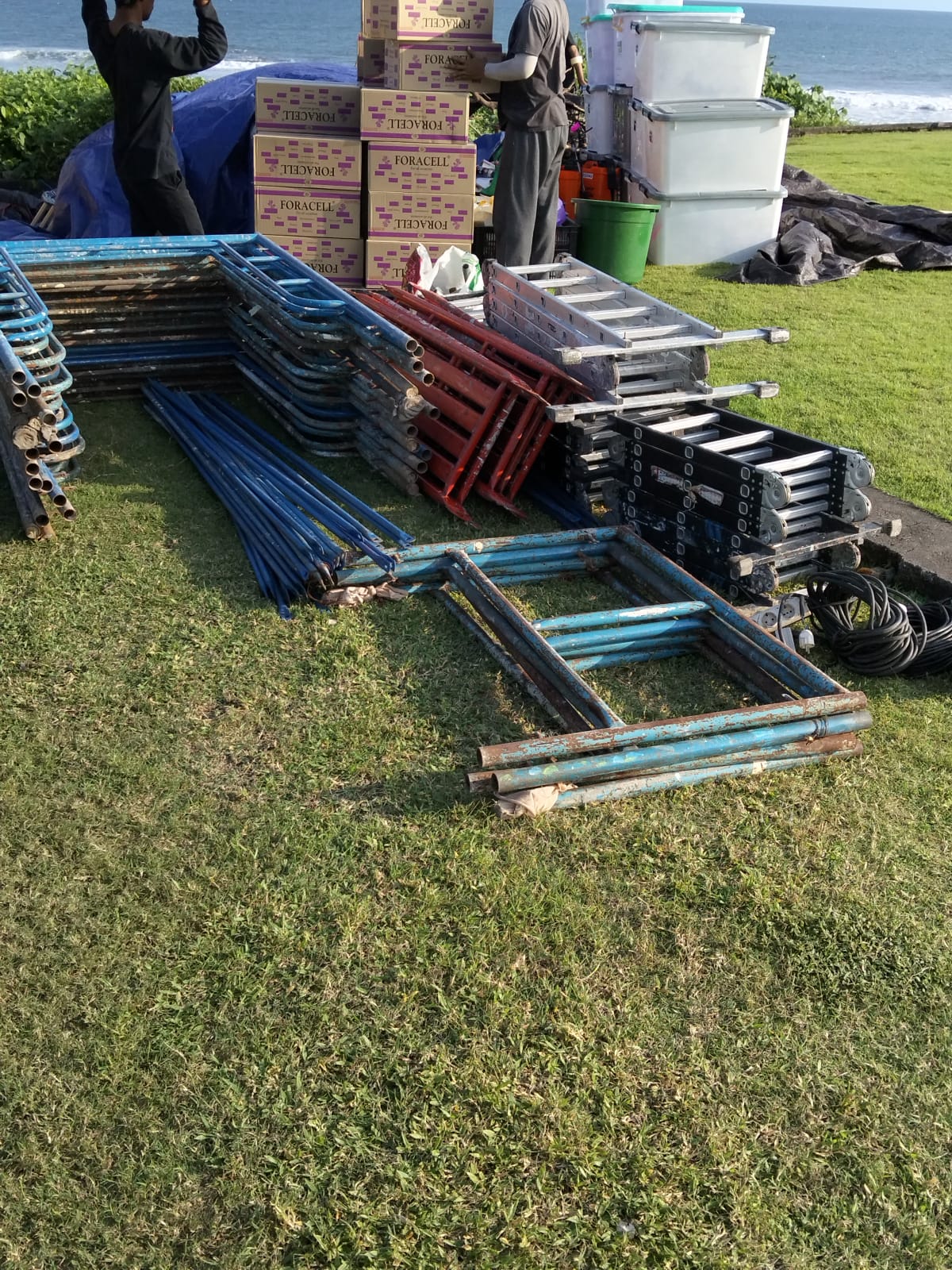 Rental scaffolding